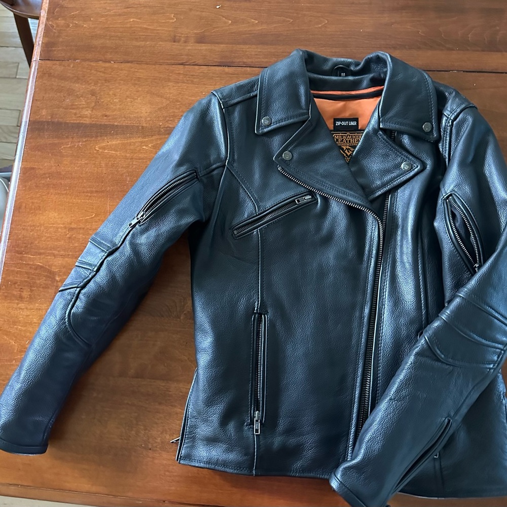 Milwaukee leather women’s motorcycle jacket